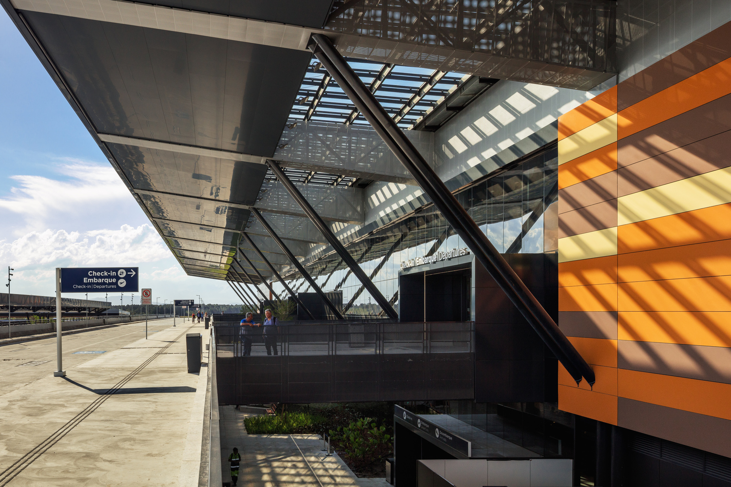  novo terminal do aeroporto de florianópolis - check in entrada